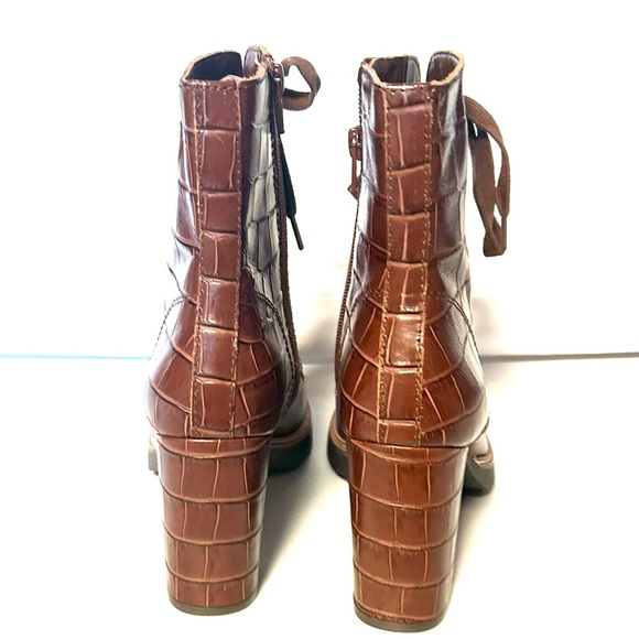 Naturalizer Callie Platform Brown Ankle Booties Size 7.5 NEW - Picture 5 of 7